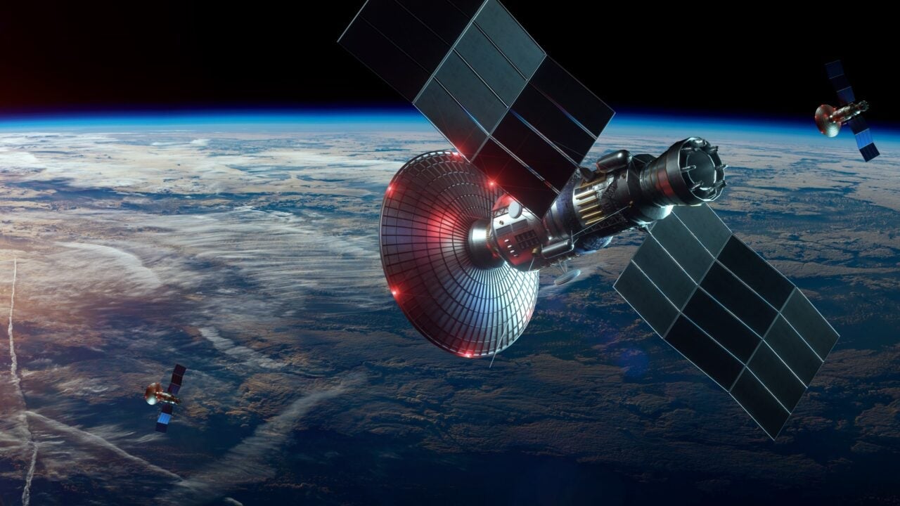 satellite in space