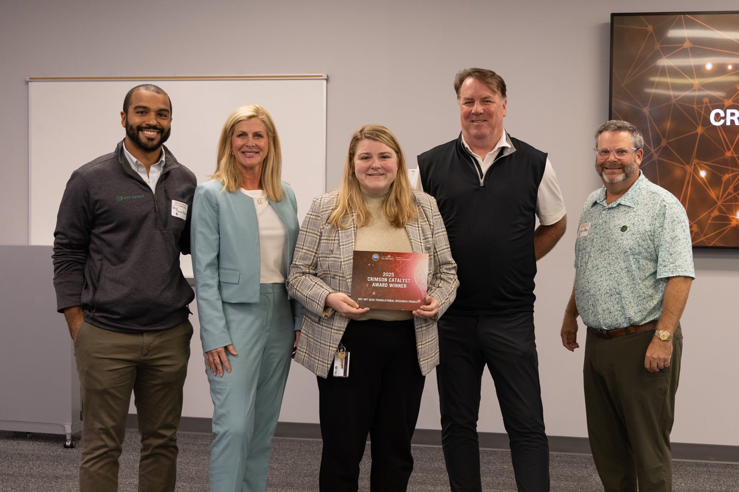 Dr. Cook with the judges