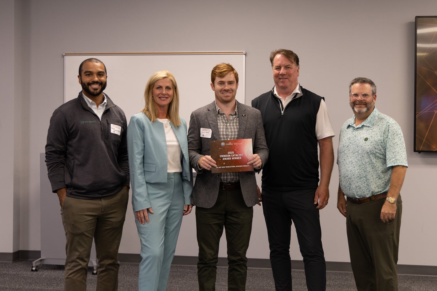Dr. Baker with the judges